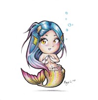 Meerjungfrau Chibi